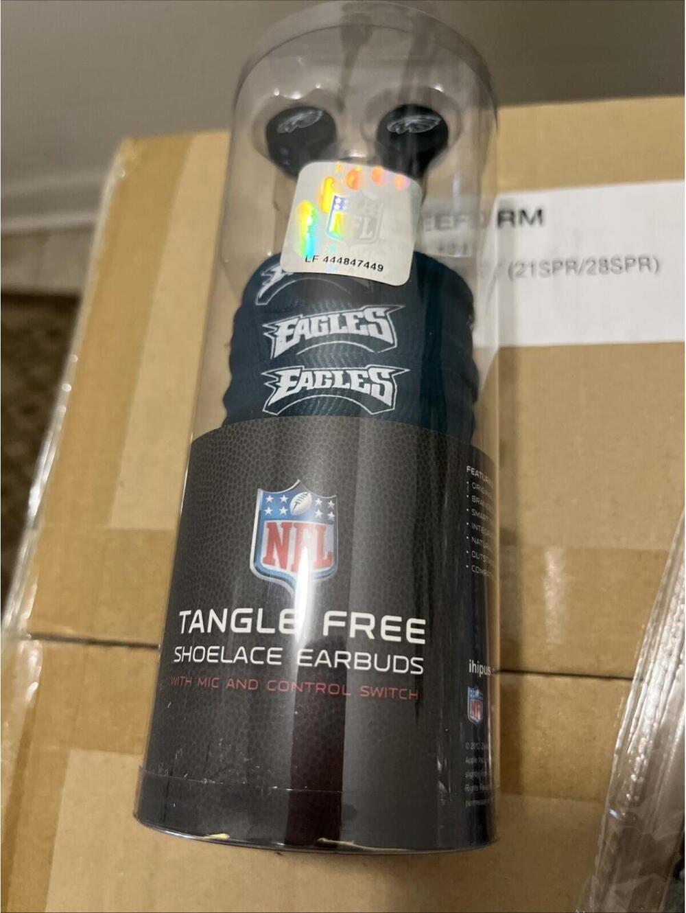 Philadelphia Eagles Tangle Free Shoelace Earbuds